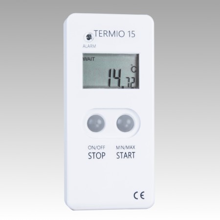 Rejestrator temperatury TERMIO-15 słaby wyświetlacz